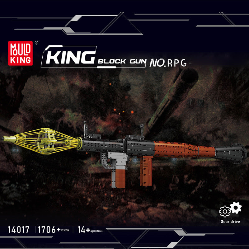 Mould King 14017 - RPG Gun Rocket-Propelled Grenade