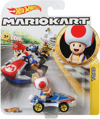 Hot Wheels Die-Cast 1/64 Mario Kart - Toad Sneeker Kart - Funky Toys 
