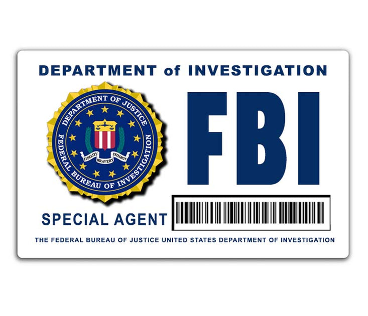FBI ID Card Funky Toys