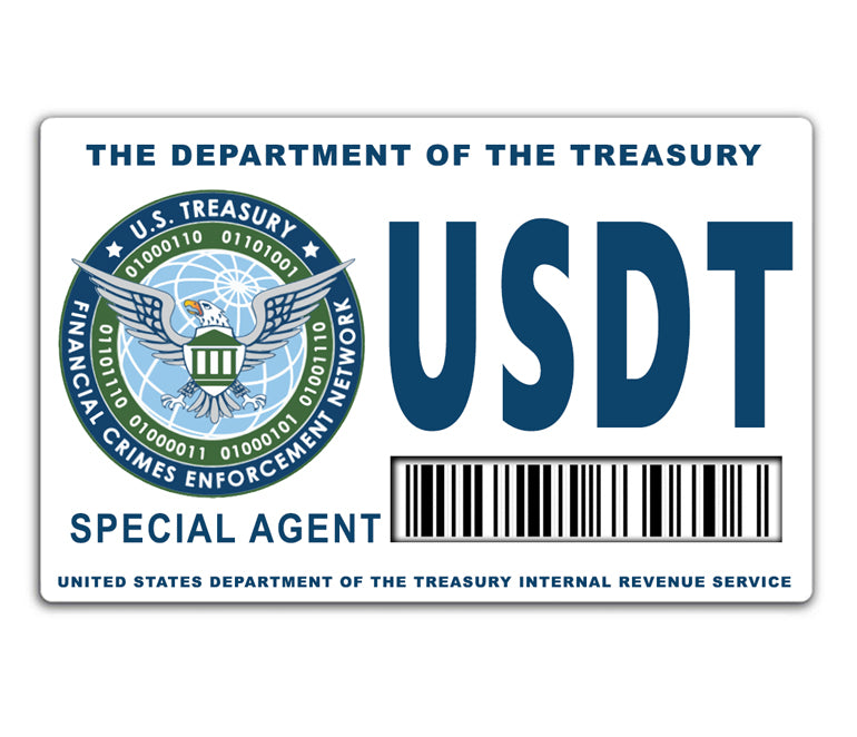 USDT Department of the Treasury ID Card