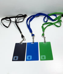 Severance Lumon Industries Keycard ID Badge Blue PVC Card Lanyard