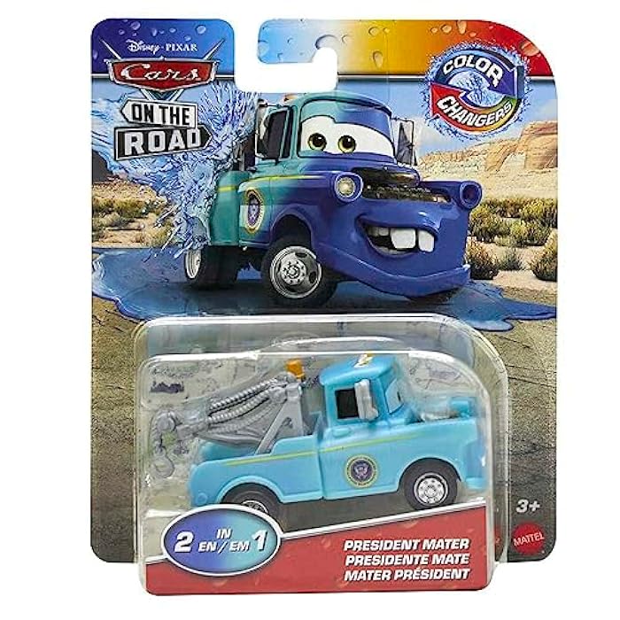 Disney Pixar Cars On The Road Color Changers - President Mater