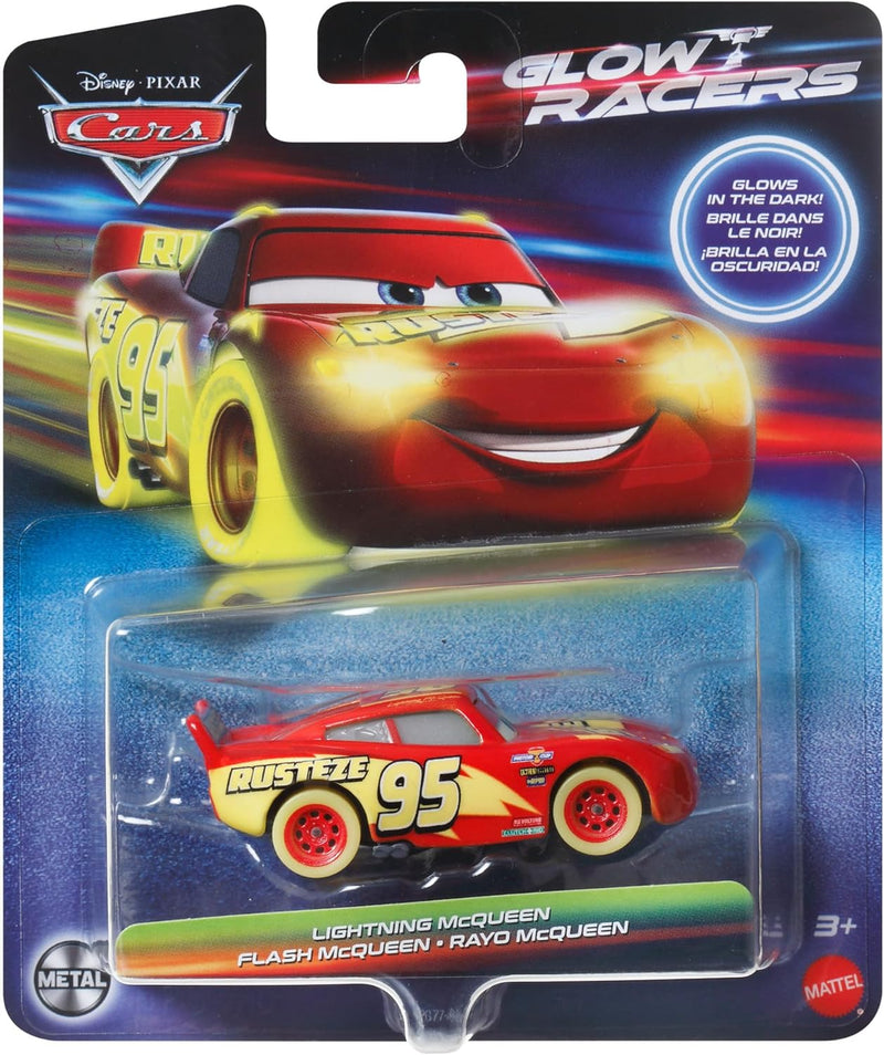 Disney Pixar Cars Glow Racers - Lightning McQueen | Funky Toys
