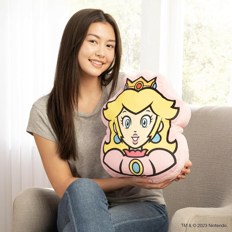 Club Mocchi-Mocchi Giant Nintendo Super Mario Plush 15 inch Plush - Princess Peach