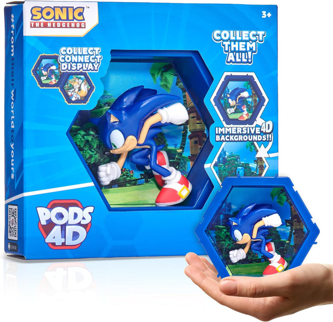 WOW! PODS 4D Sonic The Hedgehog - Sonic | Funky Toys