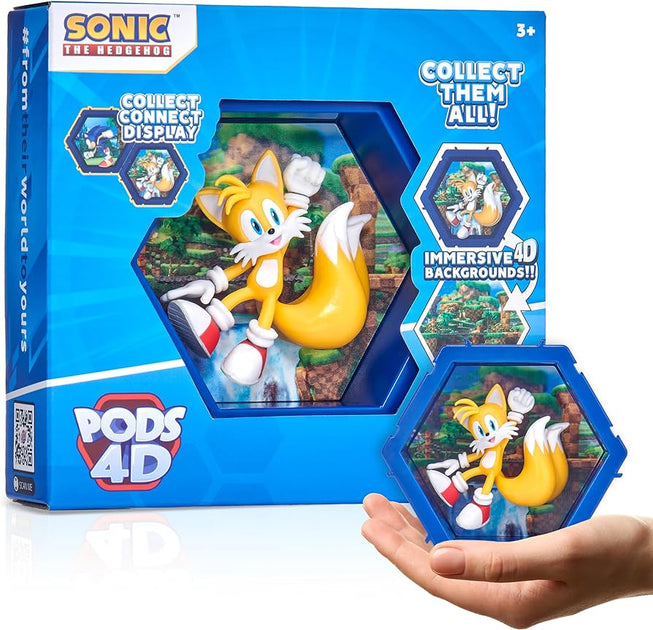 WOW! PODS 4D Sonic The Hedgehog - Tails | Funky Toys