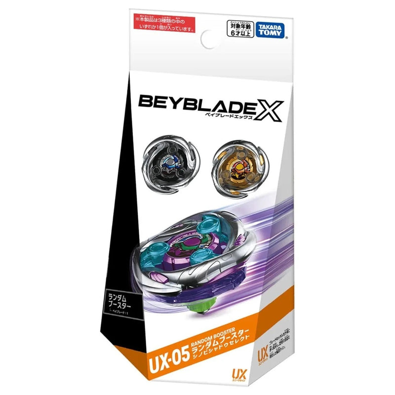 Takara Tomy Beyblade X Starter Set - UX-05 Random Booster Shinobi Shadow