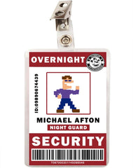 FNAF Five Nights at Freddy's Micheal Afton Security ID Badge
