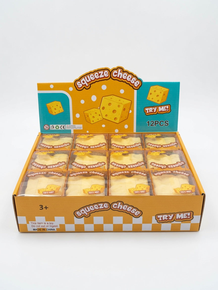 Chhese Slow Rise Squishy - Medium Slow Rise Cheese 3 inch | Funky Toys
