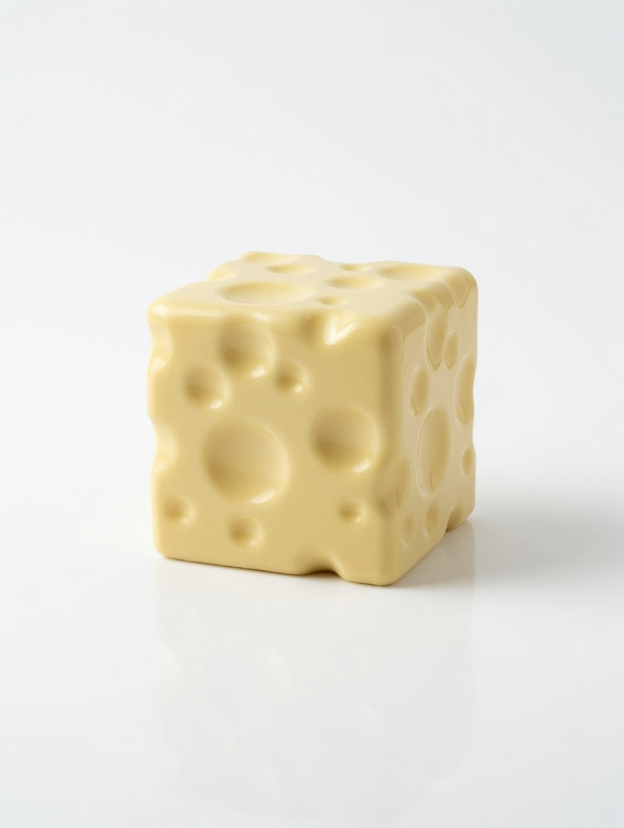 Slow Rising Cheese Squishy - Medium Slow Rise Cheese 3 inch | Funky Toys