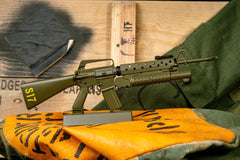 GoatGuns Die-Cast Metal Miniature - M16 Grenadier Model - OD Green
