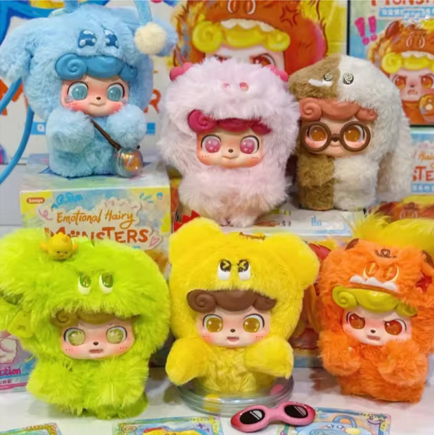 hairy monsters Q Kid Emotional Hairy Monsters Series Plush Figure (Blind Box)