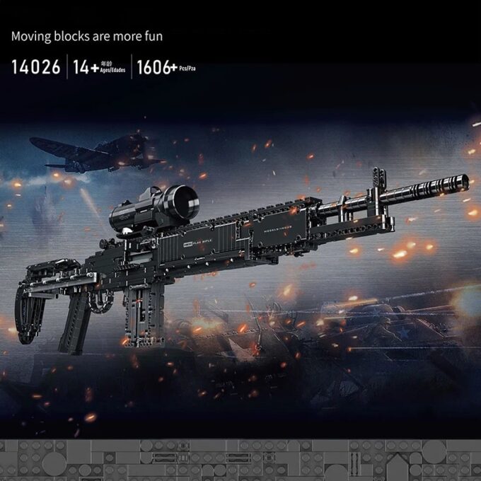 Mould King 14026 - MK14 Battle Rifle
