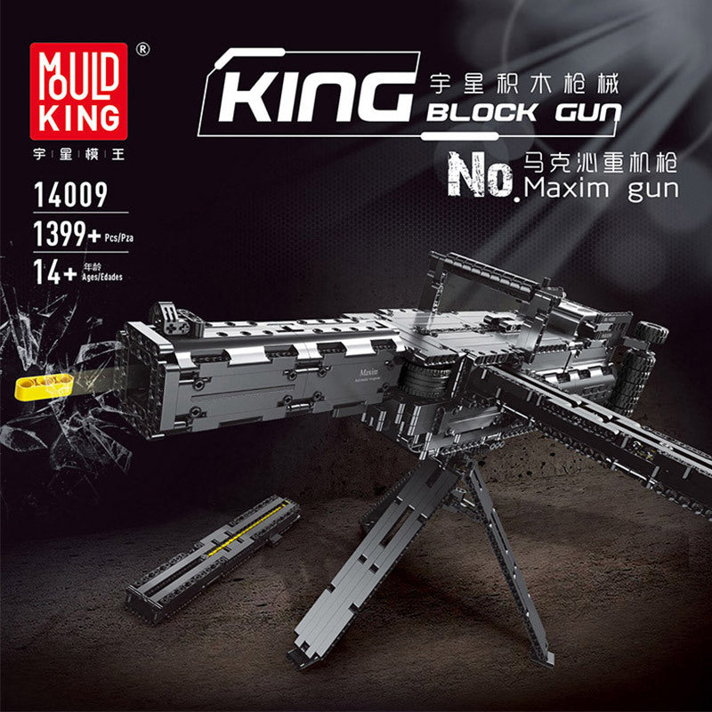 Mould King 14009 - Maxim Gun Motorized