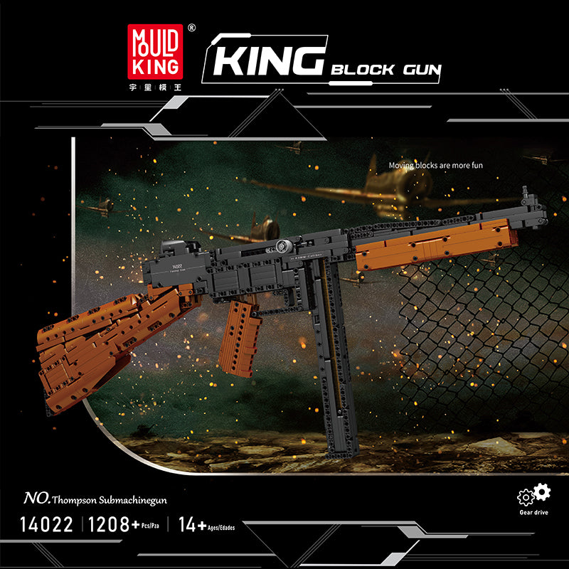 Mould King 14022 - Tompson Submachine Gun
