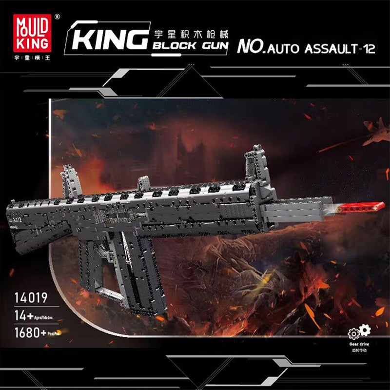 Mould King 14019 - Assault 12 Automatic Shotgun