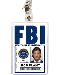 Supernatural Bob Plant FBI ID Badge