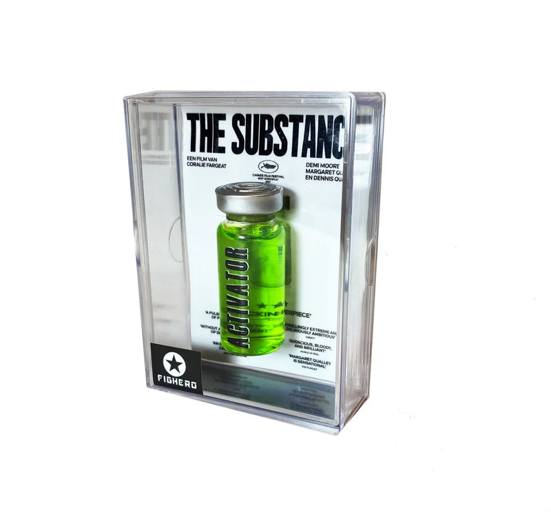 The Substance Activator Serum Vial Bottle with Display Collectable Box Movie Prop