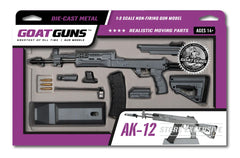 GoatGuns Die-Cast Metal Miniature -  AK12 Grey (Store Exclusive)