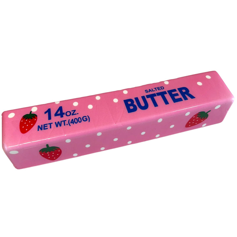 Squishy - Slow Rising Butter Stick - Large Strawberry | Funky Toys