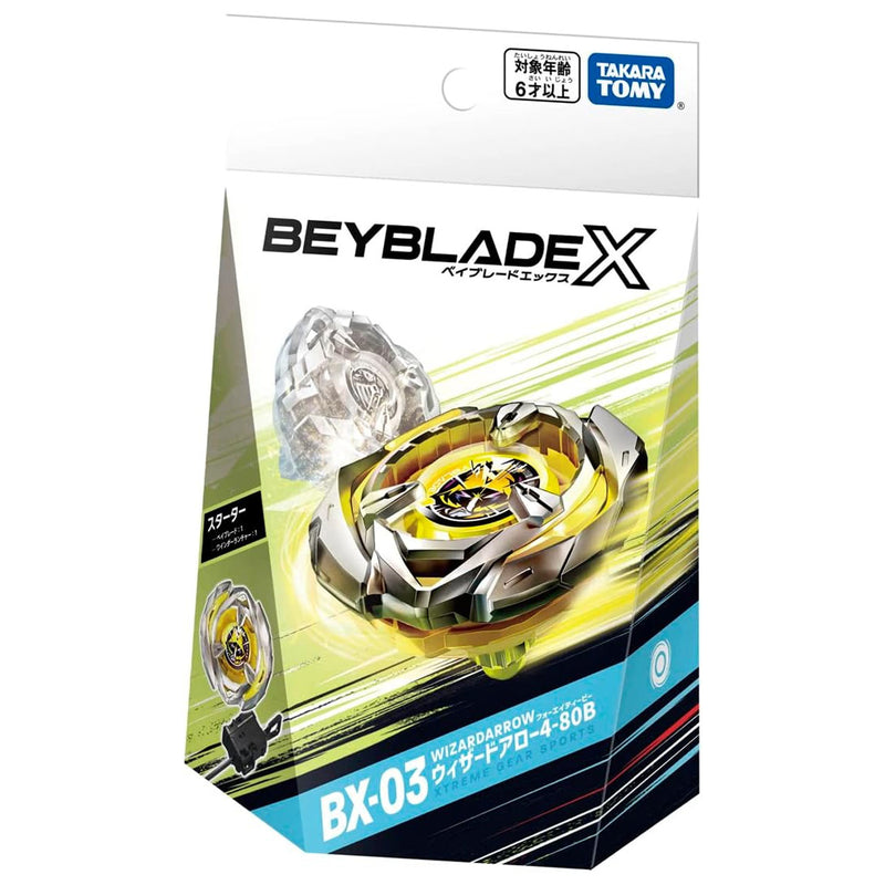 Takara Tomy Beyblade X Starter Set - BX-03 Wizard Arrow