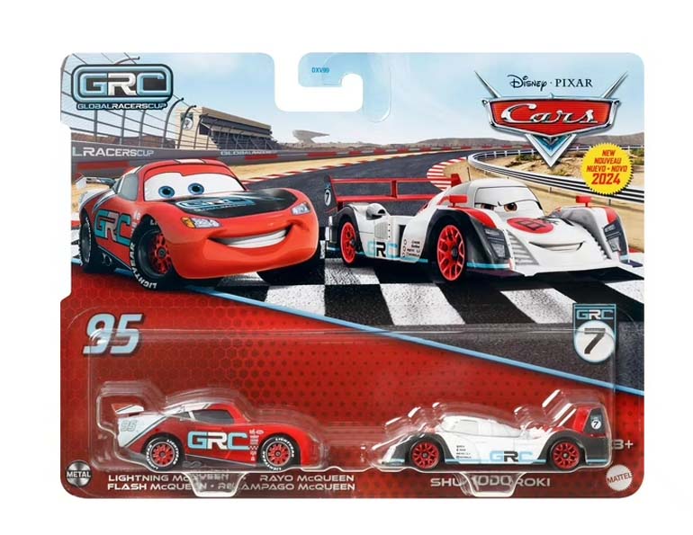 Disney Pixar Cars 2 Pack - Lightning McQueen and Shu Todoroki