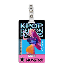 K-pop Demon Hunters Mira ID Badge PVC