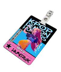 K-pop Demon Hunters Mira ID Badge PVC