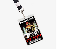 Kiss Love Gun Backstage Pass Lanyard ID