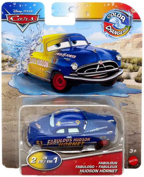 Disney Pixar Cars On The Road Color Changers - Fabulous Hudson Hornet
