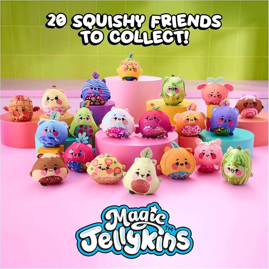 Magic Jellykins Plush Jar Mystery Blind Box | Funky Toys