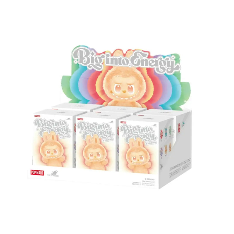 Authentic POP MART Labubu The Monsters Big Into Energy Plush Figure (Blind Box)