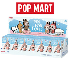Authentic POP MART Labubu The Monsters Pin for Love Plush N-Z (Blind Box)