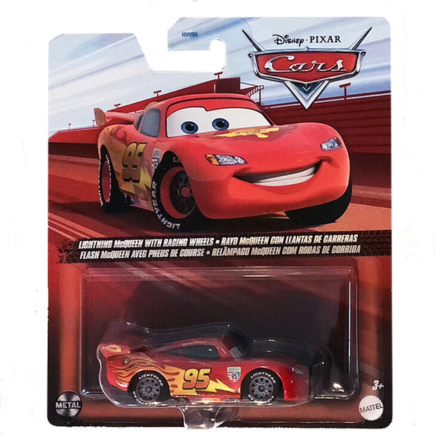 Disney Pixar Cars - Lightning McQueen with Racing Wheels | Funky Toys