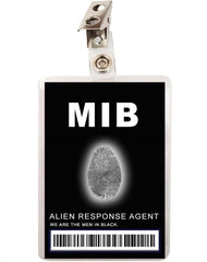 MIB Men In Black Biometric ID Badge
