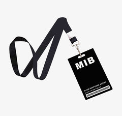 MIB Men in Black ID Badge Lanyard PVC