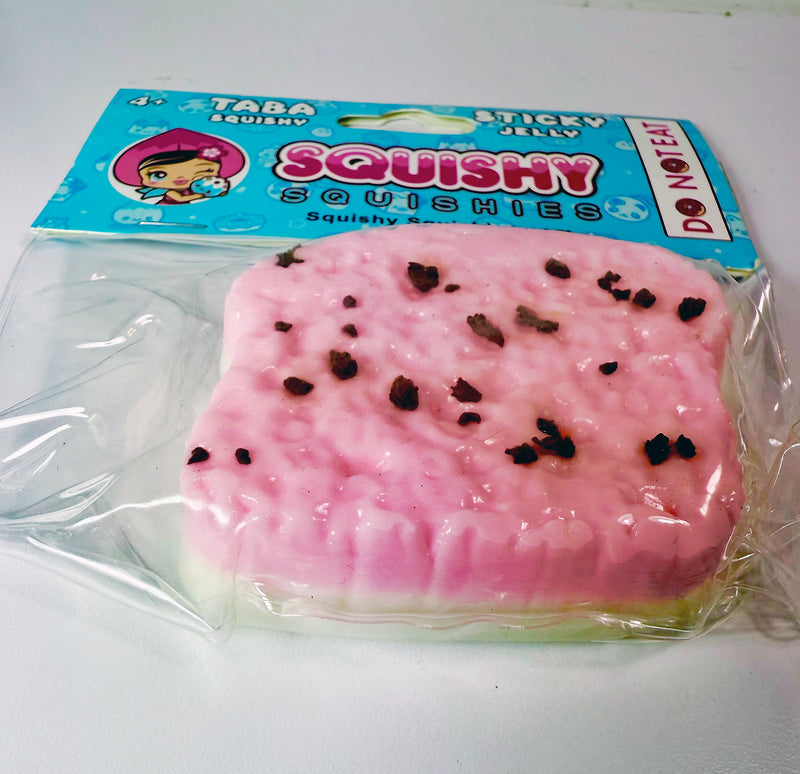 Squishy Squishies Taba Squishy - Pink Sponge Cake