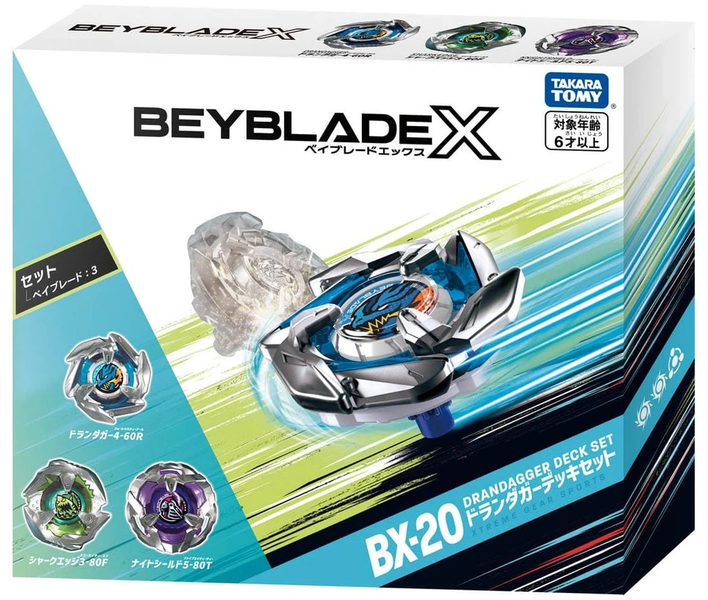Takara Tomy Beyblade X - BX-20 Dran Dagger Deck Set | Funky Toys