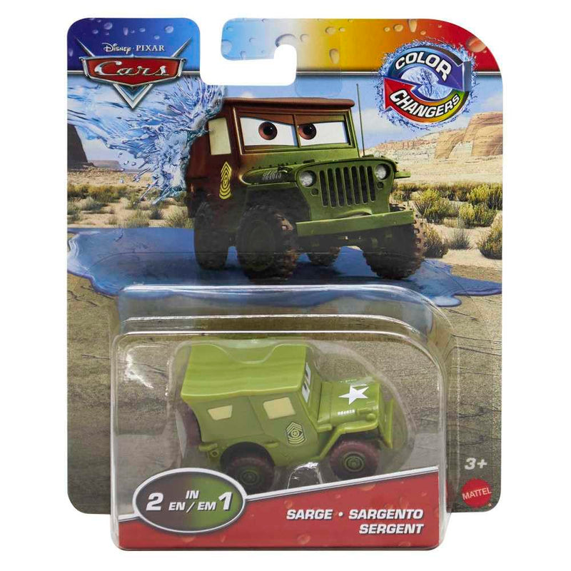 Disney Pixar Cars On The Road Color Changers - Sarge