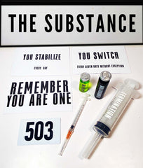 The Substance Activator & Termination Serum Vial Bottles with Syringe and Card Set