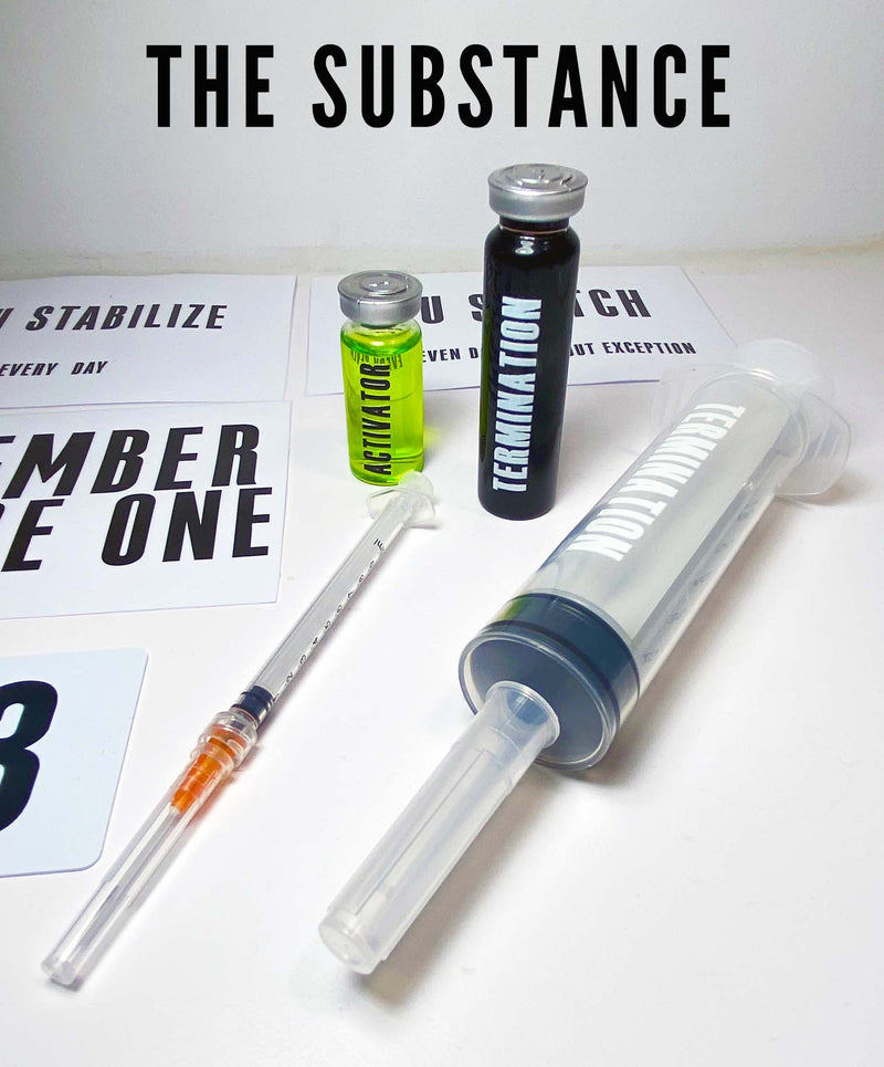 The Substance Activator & Termination Serum Vial Bottles with Syringe and Card Set