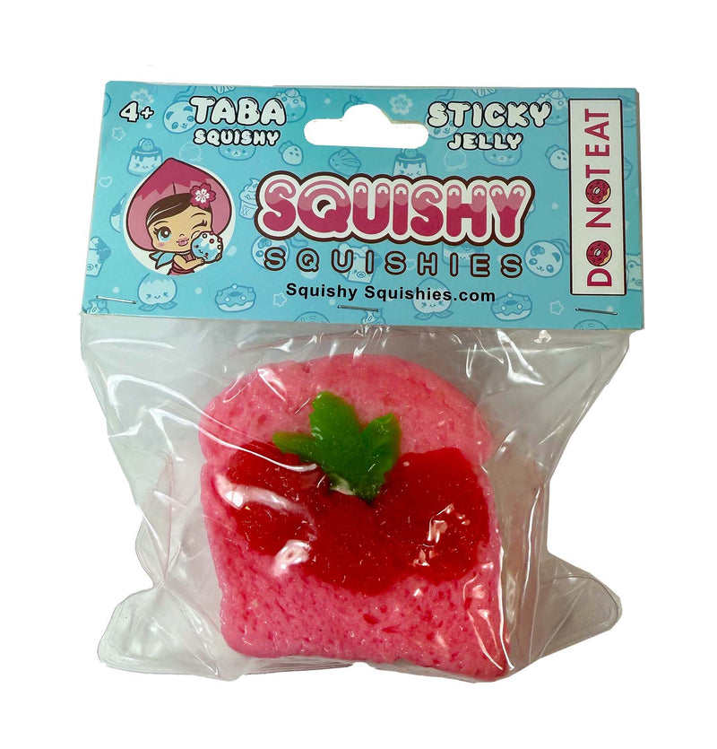 Squishy Squishies Taba Squishy - Strawberry Cake Slice