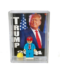 Donald Trump 2024 MAGA Minifigure in Collectible Box