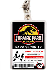Jurassic Park Park Security ID Badge