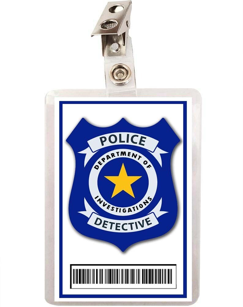 Police Detective ID Badge