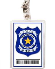 Police Detective ID Badge