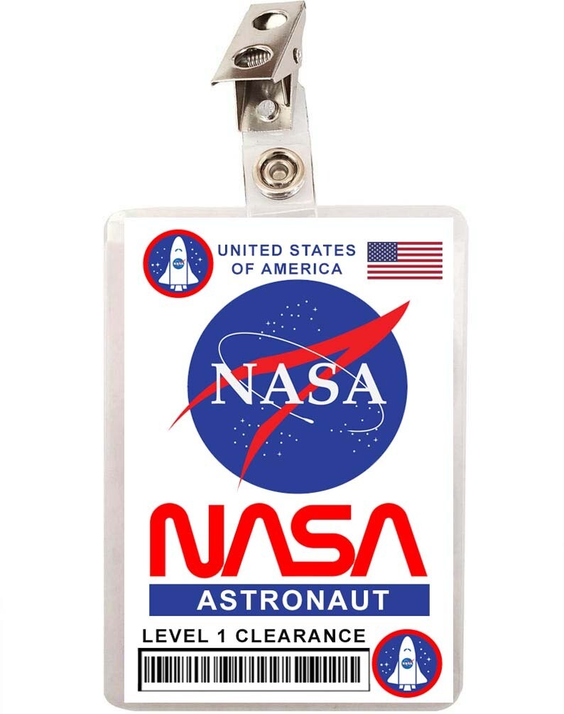 NASA Astronaut Level 1 ID Badge