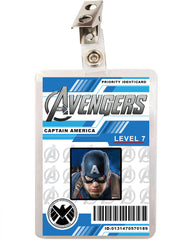 The Avengers Captain America ID Badge