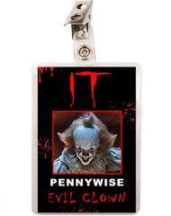 IT Pennywise Clown ID Badge