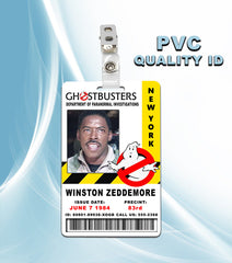 Ghostbusters Winston Zeddemore ID Badge PVC